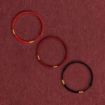 Handmade Red string Anklet Buddhist Knot Lucky Amulet for Men Women
